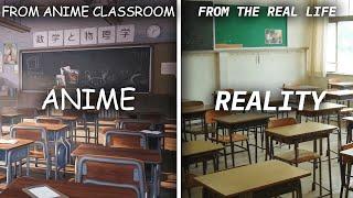 Japanese Real Highschools VS Anime Highschools