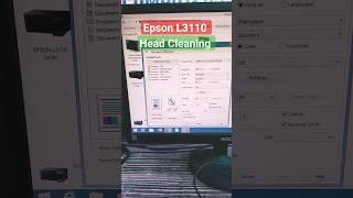 Epson L3110 Printer Head Cleaning printer color problem solution hp brother canon #shortvideo