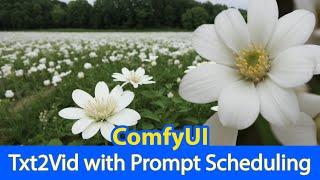 ComfyUI Basic - Txt2Vid with Prompt Scheduling