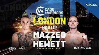 Francesco Mazzeo vs. Angus Hewett  FULL FIGHT  CW 163 London
