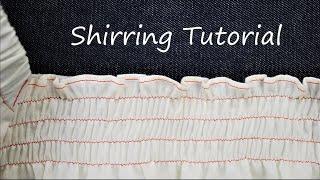 How to sew a shirring