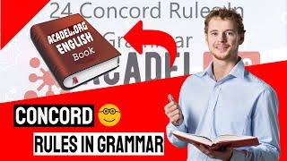 24 Concord Rules In Grammar  Everything You Need To Know With Examples #EnglishLessons #concord