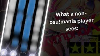 What a Non-OsuMania Player Sees