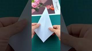 cara membuat shuriken kertas #origamitutorial #tutorialorigami #mainankertas