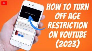 How To Turn Off Age Restriction On YouTube 2023   Disable & Remove Restricted Mode On Phone FAST