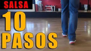 10 PASOS BASICOS DE SALSA  123 567 Salsa para Principiantes Paso a Paso