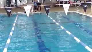 Gabriella swimming 100m breast stroke - 2014 12 12 14 09 48