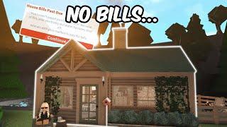 Building a BLOXBURG HOUSE with NO BILLS