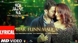 Har Funn Maula Lyrical Song Koi Jaane Na Aamir Khan  Elli A Vishal D Zara K Tanishk B Amitabh B