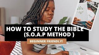 SOAP Bible Study METHOD 2021 -Easy Way To Study The Bible For Beginners  Free Guide in Notion