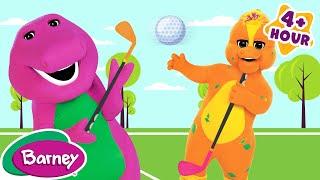 Games and Fun Activities for Kids   NEW COMPILATION  Barney the Dinosaur
