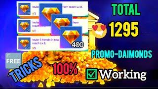 HOW TO GET EXTRA 400 PROMO DAIMONDS WITH REFFERAL CODE