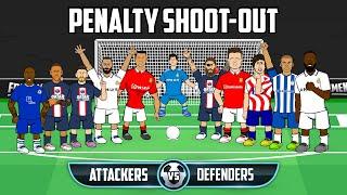 ️Penalty Shoot-Out Attackers vs Defenders️Frontmen Season 4.5 Feat Ronaldo Messi Neymar Maguire