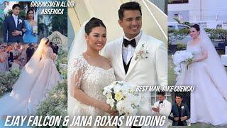 EJAY FALCON & JANA ROXAS WEDDING IN MCKINLEY HILL  BEST MAN JAKE CUENCA & ALJUR ABRENICA