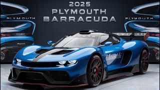 NEW 2025 2025 Plymouth Barracuda Officially - Revealed FIRST LOOK