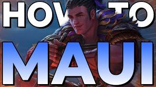 FULL MAUI GUIDE FOR SMITE Abilities Builds Comps TIPS AND TRICKS