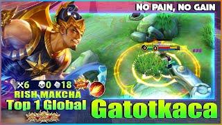 Gatotkaca Unbreakable Power Top 1 Global Gatotkaca by RISH MAKCHA  Mobile Legends