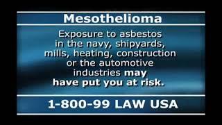 Mesothelioma commercial but with the Goldwater Law Firm Music Added in It