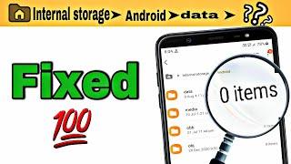 Android Data File Not Showing In File ManagerAndroid 11