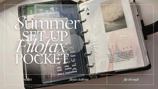 Whats inside my wallet summer set up  Filofax Holborn Pocket