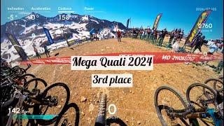 Megavalanche 2024 Quali race Full power HR + GPS stats for this crazy action packed heat.