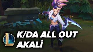 KDA ALL OUT Akali - Kostüm Tanıtımı  League of Legends