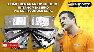 Cómo Reparar un Disco Duro dañado Externo o Interno no lo reconoce el PC vídeo sin final grabado