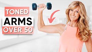 10-Minute Arm Workout With Weights  Shoulders Triceps & Bicep Tone And Sculpt