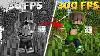 آموزش افزایش FPS در ماینکرفت آموزش افزایش FPS با شیدر و بدون شیدر تا 300 FPS