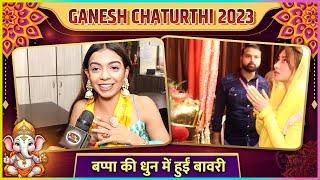 Simran Budharup Super Happy Mahira Sharma Seeks Blessing From Bappa  Ganesh Chaturthi 2023