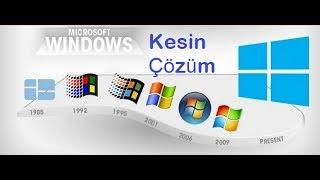 Kullanıcı Hesabı Denetim Hatası Tüm Windows Sürümleri İçin