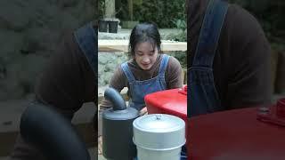 The Perfect Process Of The Girl Installing The Machine So Cool#machine Linguoer