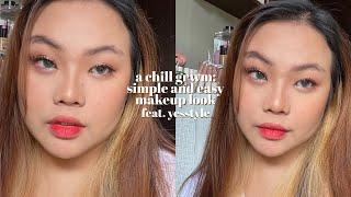 a semi-sick grwm  easy and simple makeup tutorial ft. yesstyle. 