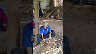 How they turn bamboo into floor mats in Indonesia #IndonesiaJones