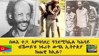 EMNA1 ስውእ ተጋ  ኣምባሳደር ዓንደሚካኤል ካሕሳይ ብኸመይዩ ነፋሪት ውግእ ኢትዮጵያ ክጨዊ ክኢሉ? ERITREAN HISTORY AND CULTURE