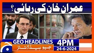 Geo News Headlines 4 PM  24 June 2024