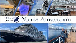 Nieuw Amsterdam Ship Tour updated for 2024  Full deck-by-deck detailed