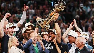 Boston Celtics Larry O’Brien NBA Championship Trophy Presentation