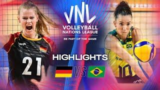  GER vs.  BRA - Highlights  Week 3  Womens VNL 2024