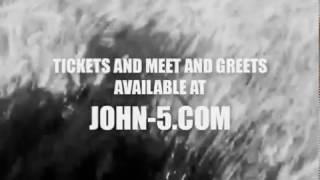 John 5 and The Creatures on tour MarchApril 2017 promo