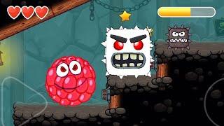 Raspberry Ball - All Levels - Forward to Backwards - Into the Caves - Gameplay Volume 5