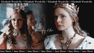 Elizabeth Woodville & Jane Shore  Pacify Her