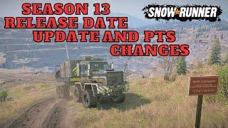 Season 13 Release Date News And PTS Changes SnowRunner Zherbai Quarries Kazakhstan UpdateDLC