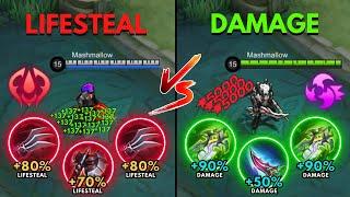 Martis Lifesteal Build vs Martis Damage Build