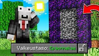 Koodasin Minecraftiin EPÄONNEKAS Vaikeustason