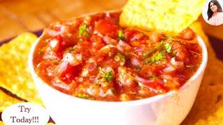 The Best Homemade Salsa Recipe Mexican Restaurant style Salsa Recipe Basic Salsa