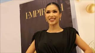 Miss Universe Philippines 2023 applicant Emmanuelle Vera  Q&A pasarela