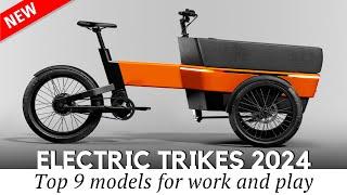 Newest 3-Wheel Electric Bicycles with Large Cargo Racks Buyers Guide for 2024