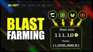 BLAST AIRDROP  Strategy to farm Points & Blast Gold with Restricted Budget