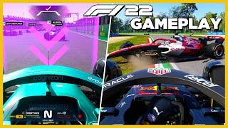 F1 22 CRAZY AI CRASHES NEW FORMATION LAPS WET WEATHER & A SHOCK WINNER?